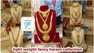 Saravana ELITE light weight FANCY HARAM Collections 4 Savaran haram collection [upl. by Nosydam]