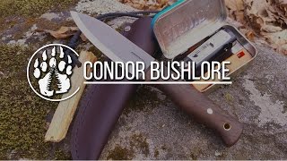 Gear Review Condore Bushlore Bushcraft Survival Knife [upl. by Ahsinac]