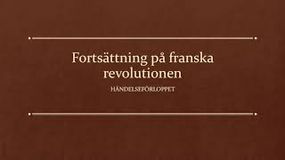 Franska revolutionen [upl. by Rakso869]