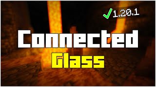 How To Get Connected Glass amp Textures Minecraft 1206 [upl. by Olcott]