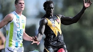 VFL Round 11 2014  Majak Daw highlights [upl. by Nnaecyoj]