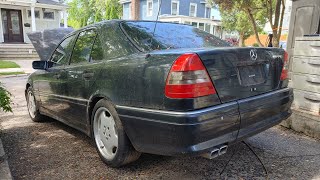 1997 Mercedes C36 AMG project car First look [upl. by Questa629]