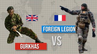 British Gurkhas vs French Foreign Legion  What’s the difference [upl. by Atinej]