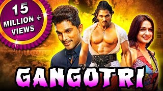 Allu Arjun Blockbuster Hindi Dubbed Movie “Gangotri”  Allu Arjun Prakash Raj Brahmanandam [upl. by Dunc476]