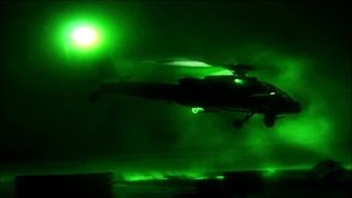 Actual Footage of Desert Storms First Apache Strikes [upl. by Resee]