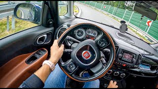 2016 Fiat 500L 14 TJET 16V 120HP 0100 POV Test Drive 1350 Joe Black [upl. by Audra583]