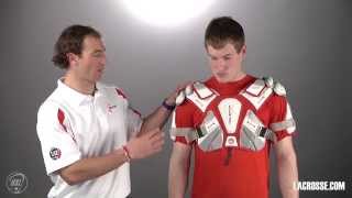 Lacrosse Sizing Guide Chest amp Shoulder Pads  LACROSSECOM [upl. by Anoved249]