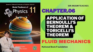 Physics11Ch 6Fluid Mechanics Applications of Bernoullis Torricellis National Book Foundation [upl. by Itirahc433]