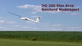 DG 300 Elan Acro electric powered RC scale acrobatic glider 2016 [upl. by Ahel]