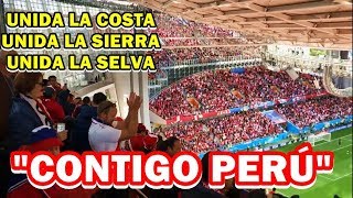 ¡Emocionante el quotCONTIGO PERÚquot antes del partido con Francia¡Arriba Perú Carajo [upl. by Llerad]