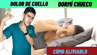 Me dormí chueco y me duele el cuello ¿Cómo lo quito [upl. by Grodin786]