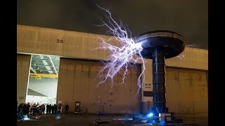 Worlds Largest Tesla Coil – Full Power Demo [upl. by Dalis]