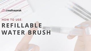 How to Use The Water Blending Brush Pen  Creativepeak Mini Training Series [upl. by Ferriter]