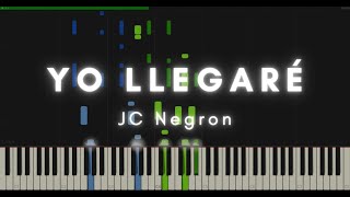 Yo Llegaré  JC Negron  Piano Tutorial  Synthesia [upl. by Thaddeus698]