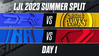 DFM vs SHG  BC vs SG  LJL 2023 Summer Split Day 1 [upl. by Inohs527]