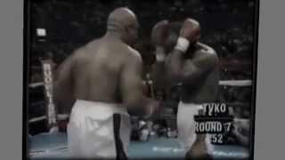 Evander Holyfield vs George Foreman  match Round 7 [upl. by Auhso275]