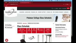 Palomar College How to Add Classes on MyPalomar [upl. by Adieren]