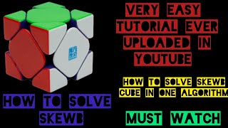 How to solve skewb  very easy tutorial [upl. by Agnese]