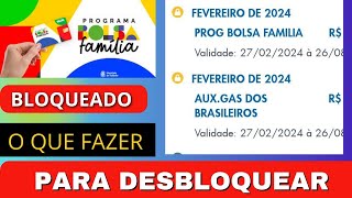 ⚠️ BOLSA FAMÍLIA BLOQUEADO O QUE FAZER PARA DESBLOQUEAR NO MÊS DE MARÇO [upl. by Mcadams]