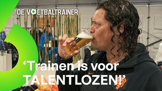 Geoffrey finisht HARDLOOPWEDSTRIJD op BIER en SIGAREN  De Voetbaltrainer AFL3 [upl. by Lorac]