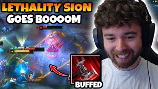 LETHALITY SION GOES BOOOM after the BIG BUFFS [upl. by Herb]