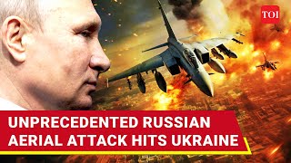 Biggest Russian Attack On Ukraine Kyiv Rocked By Explosions  All Major Cities Targeted  Watch [upl. by Maddox895]