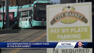 City Market business owner offers advice for parking at KC Currents new stadium [upl. by Treharne]