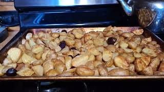 Roasted potatoes ready Yummm potato recipe baking [upl. by Micky]