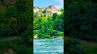 Rheinfall Schaffhausen Switzerland🇨🇭travel nature waterfalls ♥️ [upl. by Yhtorod]