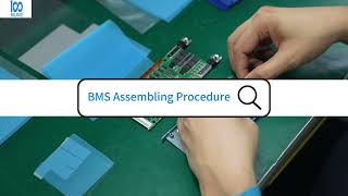 How is the BMS Battery Management System assembled 100BALANCE BMS [upl. by Elleuqar]