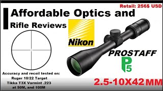 Nikon Prostaff P5 2510x42 review [upl. by Ikram]