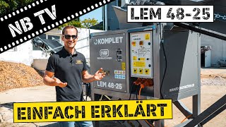 Wie funktioniert die stationäre Brechanlage LEM 4825  503   Einfach erklärt [upl. by Yelruc]