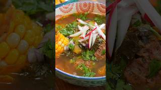 Caldo de albóndigas  Mexican meatball soup recipe shorts food mexicanfood [upl. by Temme]