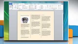 How to Make a TriFold Brochure in Microsoft® Word [upl. by Cartie]