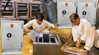 Hardworking Father and Son Making Gold Jewelry Safe Locker  How Security Locker are Made [upl. by Pomfret]