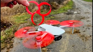 I flew with 3D Printed Toroidal Propeller on DJI Mini 2 [upl. by Norbie]