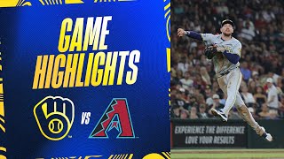 Brewers vs Dbacks Game Highlights 91424  MLB Highlights [upl. by Sage]