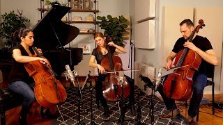 Bach Cello Suite No 1 Sarabande for Three Cellos [upl. by Reifel601]