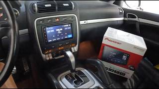 Pioneer SPHDA360DAB Wireless AppleCarPlay  Android Auto In Porsche Cayenne [upl. by Adaurd]