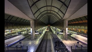 Estación Ferroviaria de SEVILLA SANTA JUSTA Trenes [upl. by Nidroj323]