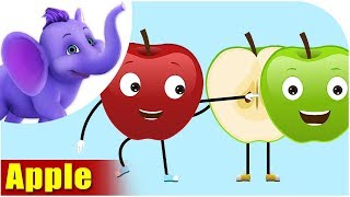 Seb  Apple Fruit Rhyme in Hindi [upl. by Llehsar]