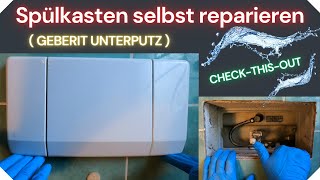 Spülkasten selbst reparieren  GEBERIT UNTERPUTZ [upl. by Palua26]