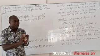 SingleChannel Queuing Model by Dr Douglas K Boah Shamalaa JnrArchimedes [upl. by Suirtimid]