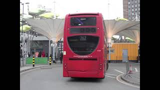 Enviro400 Trident Go Ahead London General E124 LX09FBZ Route 262 Terminates at Stratford Bus Station [upl. by Aratahc]