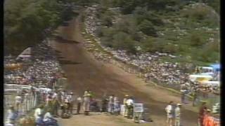 British 500cc Motocross GP Hawkstone Park 1984 Part 2 [upl. by Anair]