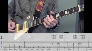 UFO  Rock Bottom  Guitar Riff With Tabs [upl. by Lesli]