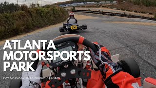 POV ROK Shifter Atlanta Motorsports Park Pre Final Onboard [upl. by Alekahs]