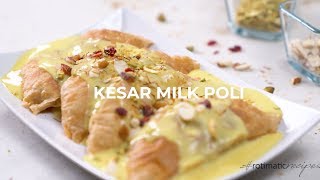 Rotimatic Recipes Kesar Milk Poli [upl. by Nivra]