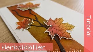 Herbstliches Kolorieren  Stampin Up Demonstrator  YouTube [upl. by Aicarg]