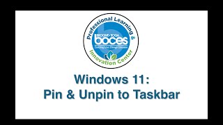 Pin and Unpin Programs to the Taskbar [upl. by Rosene124]